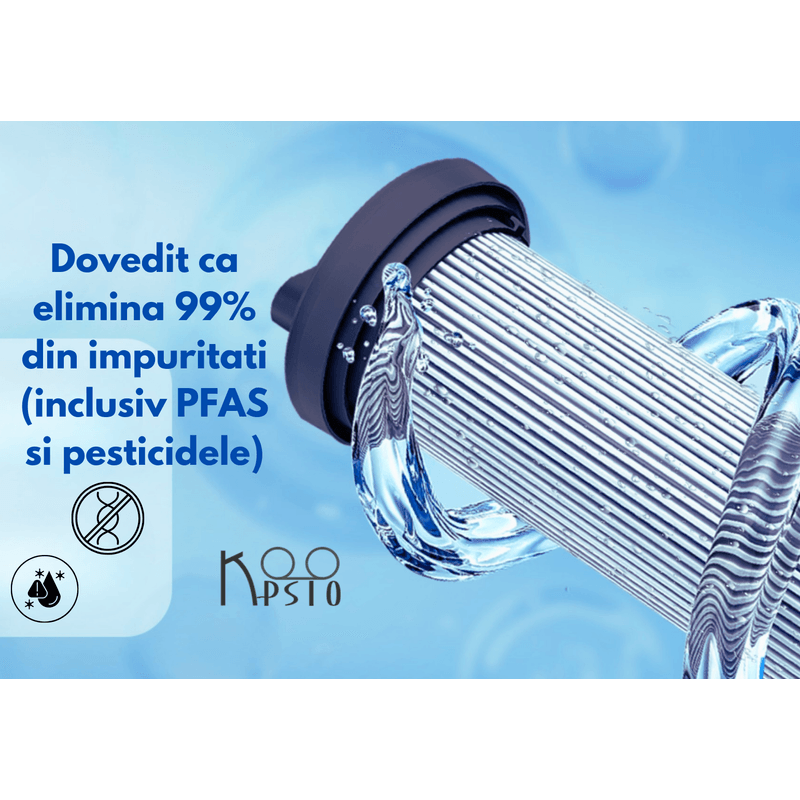 Casa si Gradina - Sanitare - Instalatii hidro - Sisteme filtrare instalatii - Cartus filtru apa Koopsio Q1, Compatibil cu Filtru de Apa Q1, Carbon activ - Infinity.ro