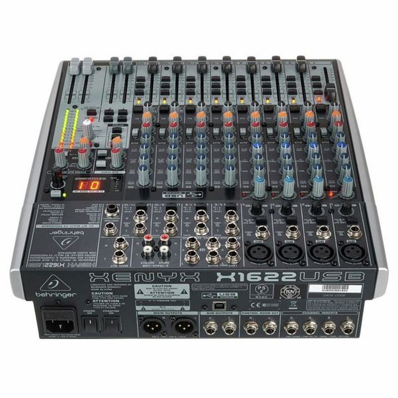 TV, Audio-Video si Foto - Audio profesionale - Mixere audio - Mixer Audio Behringer Xenyx X1622USB - Infinity.ro