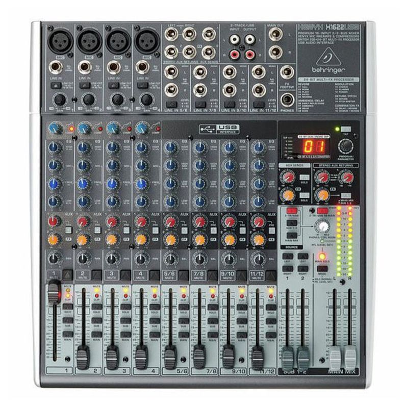 TV, Audio-Video si Foto - Audio profesionale - Mixere audio - Mixer Audio Behringer Xenyx X1622USB - Infinity.ro