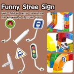 Jucarii, Copii si Bebe - Jucarii si jocuri - Vehicule si jucarii cu telecomanda - Trenulete de jucarie - Set trenulet electric Klick Rail cu pista flexibila magnetica 3D si constructie modulara pentru copii - Infinity.ro