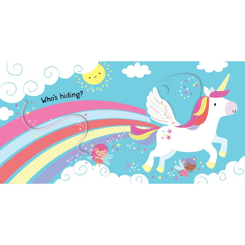 Carti si Birotica - Carti - Carti pentru copii - Carti interactive - Slide and See Unicorns – Carte interactiva pentru copii 6+ luni, Usborne - Infinity.ro