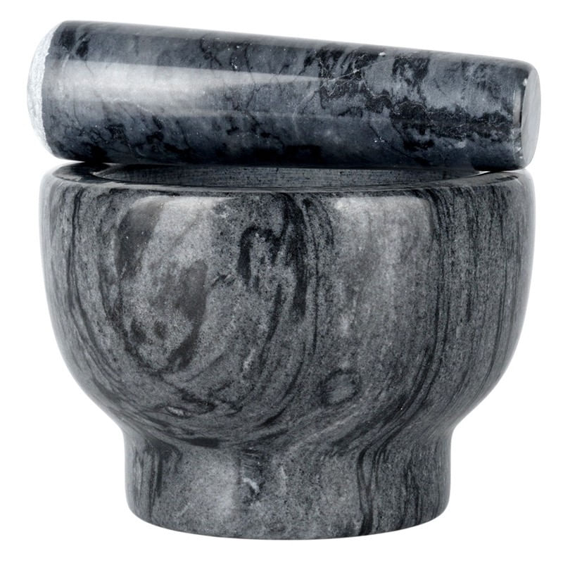 Casa si Gradina - Bucatarie si vesela - Ustensile bucatarie - Prese si storcatoare manuale - Mojar din granit pentru condimente, 13 cm - Infinity.ro
