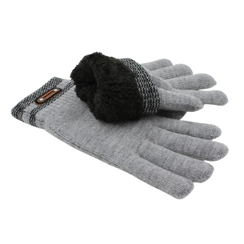 Fashion, accesorii si bijuterii - Barbati - Accesorii barbati - Manusi barbati - Manusi barbati, Antonio, captuseala interioara de plus, culoare gri, one size - Infinity.ro