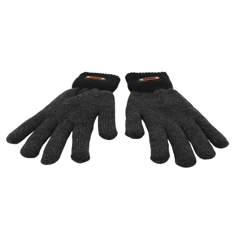 Fashion, accesorii si bijuterii - Barbati - Accesorii barbati - Manusi barbati - Manusi barbati, Antonio, captuseala interioara de plus, culoare gri si negru, one size - Infinity.ro