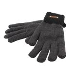 Fashion, accesorii si bijuterii - Barbati - Accesorii barbati - Manusi barbati - Manusi barbati, Antonio, captuseala interioara de plus, culoare gri si negru, one size - Infinity.ro