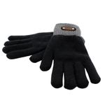 Fashion, accesorii si bijuterii - Barbati - Accesorii barbati - Manusi barbati - Manusi barbati, Antonio, captuseala interioara de plus, culoare negru si gri, one size - Infinity.ro