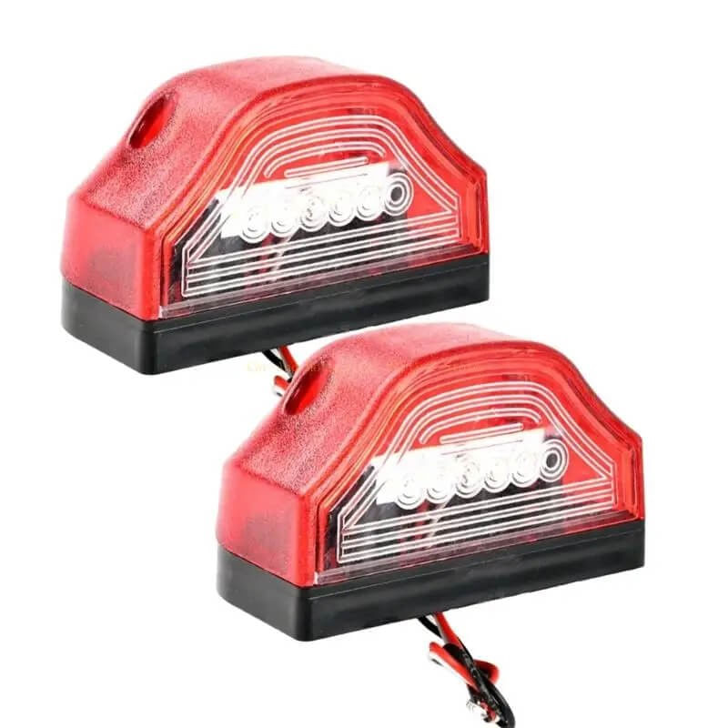 Auto si Moto - Electrice auto - Iluminare si semnalizare - Becuri auto - Set de 2 lampi LED numar camion , remorca12V-24V Xentech Light, 6 LED - Infinity.ro