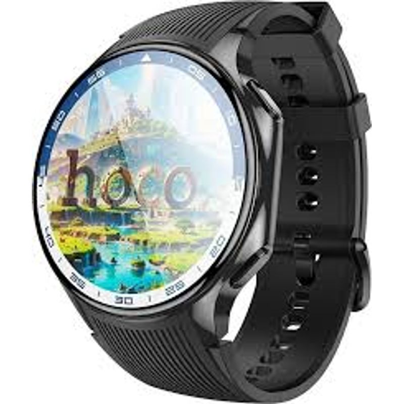 Laptop, Telefoane si Tablete - Wearables si gadgeturi - Wearables - Smartwatch-uri - Smartwatch Hoco Y24 Amoled – Apeluri Bluetooth – Negru impermeabil IP67 - Infinity.ro