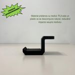 PC, gaming si accesorii - Periferice PC - Periferice Diverse - Suport casti sub birou, Primdere cu suruburi, Negru, imprimat 3D din PLA - Infinity.ro