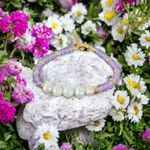 Fashion, accesorii si bijuterii - Femei - Bijuterii femei - Bratari femei - Bratara prieteniei Natya din cristale de Ametist si Perle Naturale - Infinity.ro