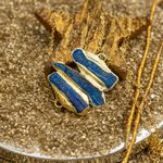 Fashion, accesorii si bijuterii - Femei - Bijuterii femei - Coliere femei - Lant cu Pandantiv cristale Kyanit, Saloni, placat cu aur de 18K - Infinity.ro