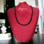 Fashion, accesorii si bijuterii - Barbati - Bijuterii barbati - Lanturi si pandantive barbati - Colier barbati Eran din margele de Onix mat si hematit cu inchidere magnetica - Infinity.ro