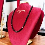 Fashion, accesorii si bijuterii - Barbati - Bijuterii barbati - Lanturi si pandantive barbati - Colier barbati Alfred din margele de onix si accesorii din inox cu inchidere magnetica - Infinity.ro