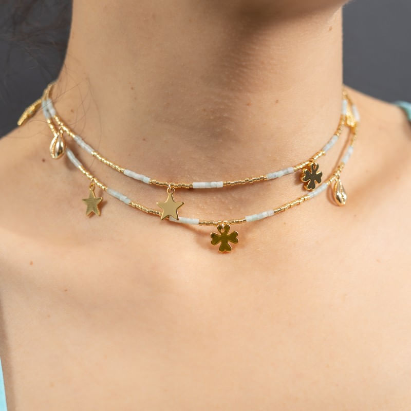 Fashion, accesorii si bijuterii - Femei - Accesorii femei - Alte accesorii femei - WOW! Lant de talie/Corp versatil din cristale de Acvamarin, placat cu aur de 18K - Infinity.ro