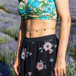 Fashion, accesorii si bijuterii - Femei - Accesorii femei - Alte accesorii femei - WOW! Lant de talie/Corp versatil din cristale de Acvamarin, placat cu aur de 18K - Infinity.ro