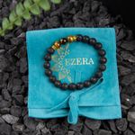 Fashion, accesorii si bijuterii - Barbati - Bijuterii barbati - Bratari barbati - Bratara “ORIEL” din Pietre de Lava (Vulcanice) si Ochi de Tigru - Infinity.ro