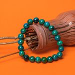 Fashion, accesorii si bijuterii - Barbati - Bijuterii barbati - Bratari barbati - Bratara cu pietre semipretioase, Pheonix Stone Royal Green, pentru barbati, margele de 8 mm - Infinity.ro