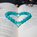 Fashion, accesorii si bijuterii - Femei - Bijuterii femei - Bratari femei - Bratara Barbati Pietre Semipretioase de Amazonit, “Arnav”, Margele de 8 mm - Infinity.ro