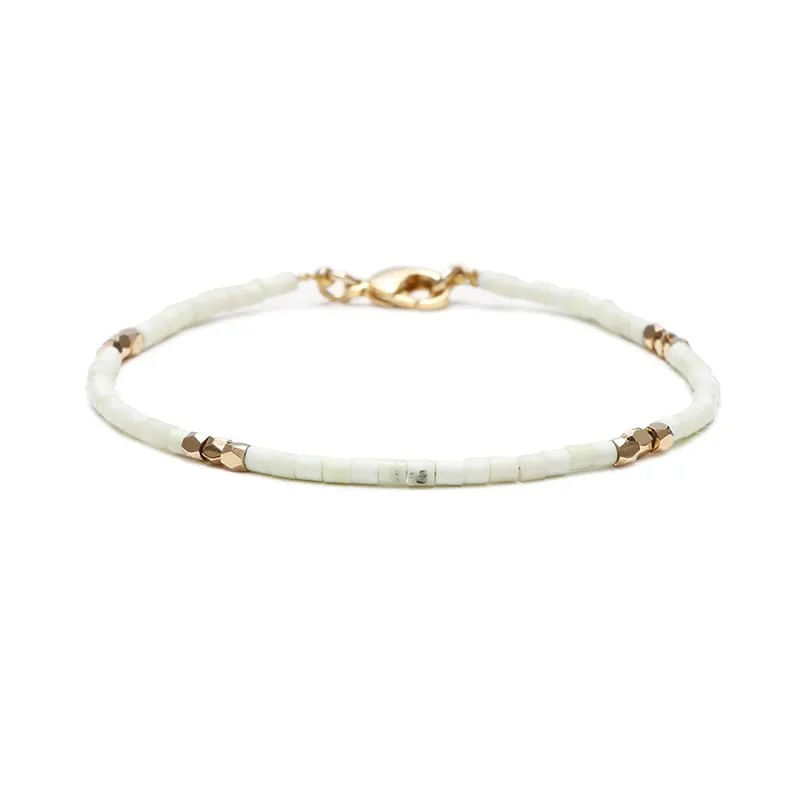 Fashion, accesorii si bijuterii - Femei - Bijuterii femei - Bratari femei - Bratara Tashi din cristale naturale de Jad - Infinity.ro