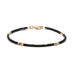 Fashion, accesorii si bijuterii - Femei - Bijuterii femei - Bratari femei - Bratara Tashi din cristale naturale de Agat Negru - Infinity.ro