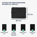 Laptop, Telefoane si Tablete - Tablete si accesorii tablete - Accesorii Tablete - Huse tablete - Husa tip pouch Kwmobile universala pentru tableta, neopren, gri, inchidere cu fermoar - Infinity.ro