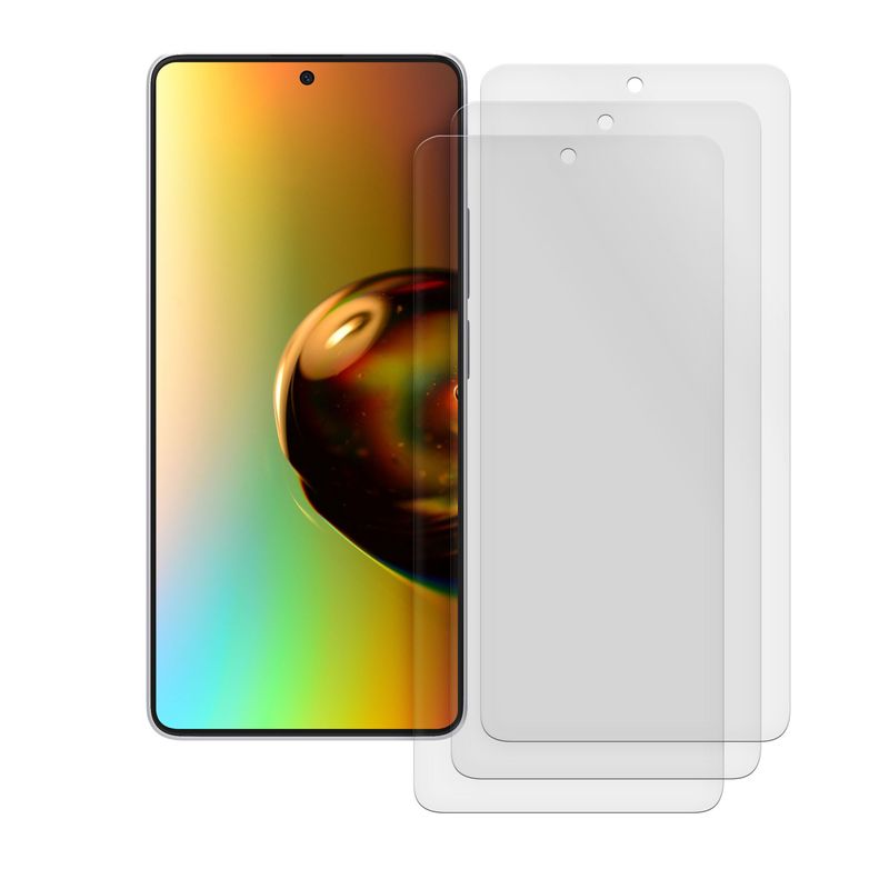 Laptop, Telefoane si Tablete - Telefoane mobile si accesorii - Accesorii Telefoane - Folii protectie telefoane - Set 3 folii protectie telefon Kwmobile pentru Xiaomi Redmi Note 13 Pro 5G, Poco X6 5G, antireflex, PET, transparente - Infinity.ro