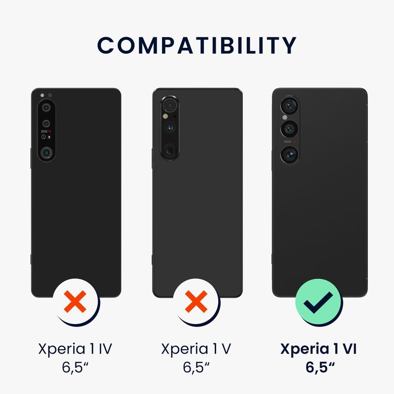 Laptop, Telefoane si Tablete - Telefoane mobile si accesorii - Accesorii Telefoane - Folii protectie telefoane - Set 6 folii de protectie pentru telefon Kwmobile pentru Sony Xperia 1 VI, aplicare fara bule, PET, transparent - Infinity.ro