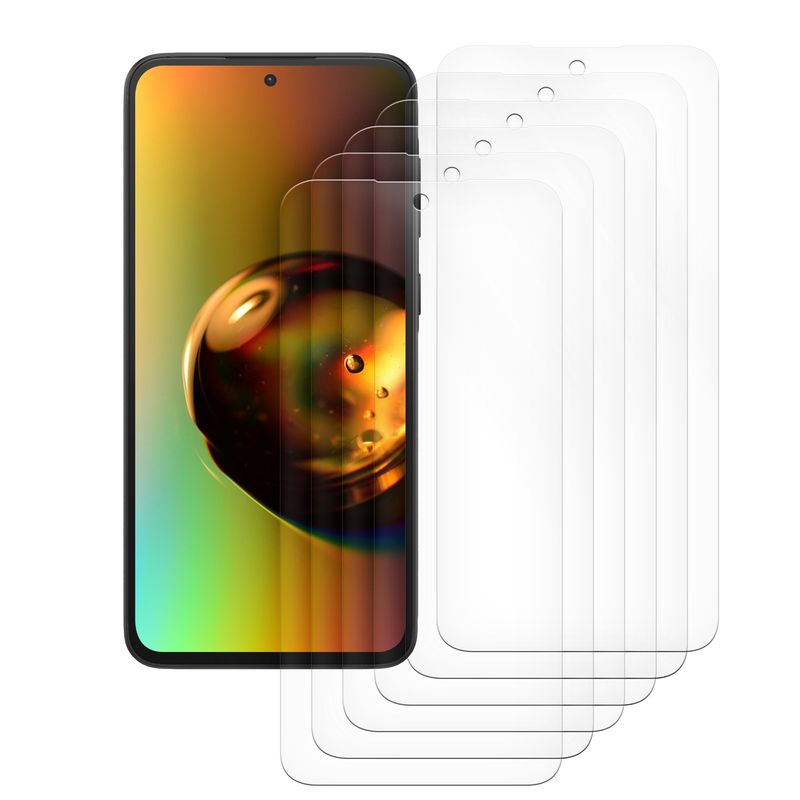 Laptop, Telefoane si Tablete - Telefoane mobile si accesorii - Accesorii Telefoane - Folii protectie telefoane - Set 6 folii de protectie pentru telefon Kwmobile pentru Samsung Galaxy A37 5G, aplicare fara bule, PET, transparent - Infinity.ro