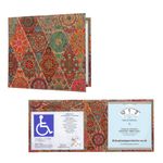 Fashion, accesorii si bijuterii - Barbati - Accesorii barbati - Portofele barbati - Mapa documente Kwmobile portabila, piele ecologica si pluta, multicolor, organizare, protectie la zgarieturi - Infinity.ro