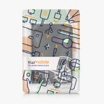 Fashion, accesorii si bijuterii - Barbati - Accesorii barbati - Portofele barbati - Portdocument auto Kwmobile pentru acte si permis UE, piele ecologica, alb, negru, portabil, antizgarieturi - Infinity.ro