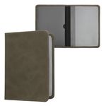 Fashion, accesorii si bijuterii - Barbati - Accesorii barbati - Portofele barbati - Portdocument auto Kwmobile pentru acte 10.5 x 14.8 cm, piele ecologica, gri, portabil, antizgarieturi - Infinity.ro