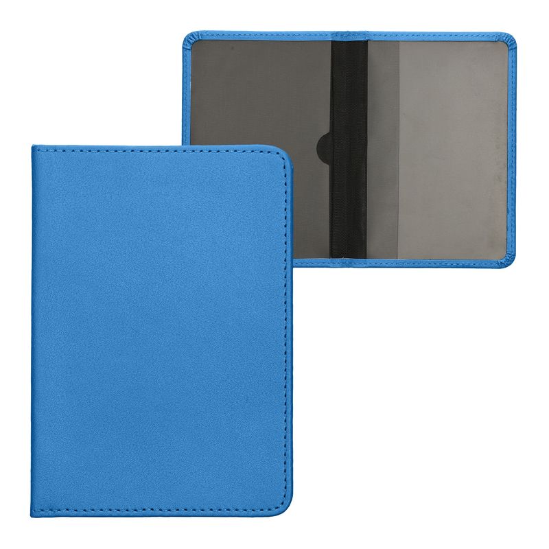 Fashion, accesorii si bijuterii - Barbati - Accesorii barbati - Portofele barbati - Portdocument auto Kwmobile pentru acte si permis UE, piele ecologica, albastru, portabil, antizgarieturi - Infinity.ro
