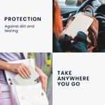 Fashion, accesorii si bijuterii - Barbati - Accesorii barbati - Portofele barbati - Portdocument auto Kwmobile pentru acte si permis UE, piele ecologica, argintiu, portabil, antizgarieturi - Infinity.ro