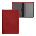 Fashion, accesorii si bijuterii - Barbati - Accesorii barbati - Portofele barbati - Portdocument auto Kwmobile pentru acte si permis UE, piele ecologica, rosu, portabil, antizgarieturi - Infinity.ro
