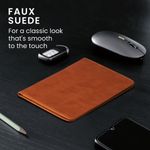 Fashion, accesorii si bijuterii - Barbati - Accesorii barbati - Portofele barbati - Portdocument auto Kwmobile pentru acte si permis UE, piele ecologica, maro, portabil, antizgarieturi - Infinity.ro