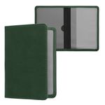 Fashion, accesorii si bijuterii - Barbati - Accesorii barbati - Portofele barbati - Portdocument auto Kwmobile pentru acte si permis UE, piele ecologica, verde, portabil, antizgarieturi - Infinity.ro