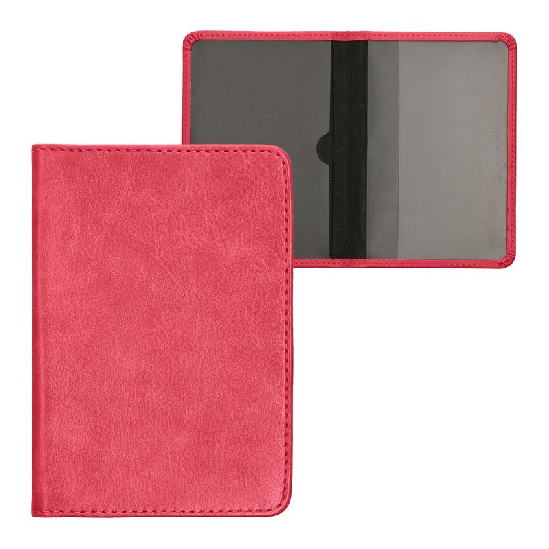 Fashion, accesorii si bijuterii - Barbati - Accesorii barbati - Portofele barbati - Portdocument auto Kwmobile pentru acte si permis UE, piele ecologica, roz neon, portabil, antizgarieturi - Infinity.ro