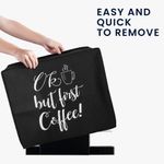 Electronice si Electrocasnice - Electrocasnice bucatarie - Accesorii electrocasnice bucatarie - Husa de protectie Kwmobile pentru Nespresso Lattissima Pro, protectie la praf, textil, maro - Infinity.ro