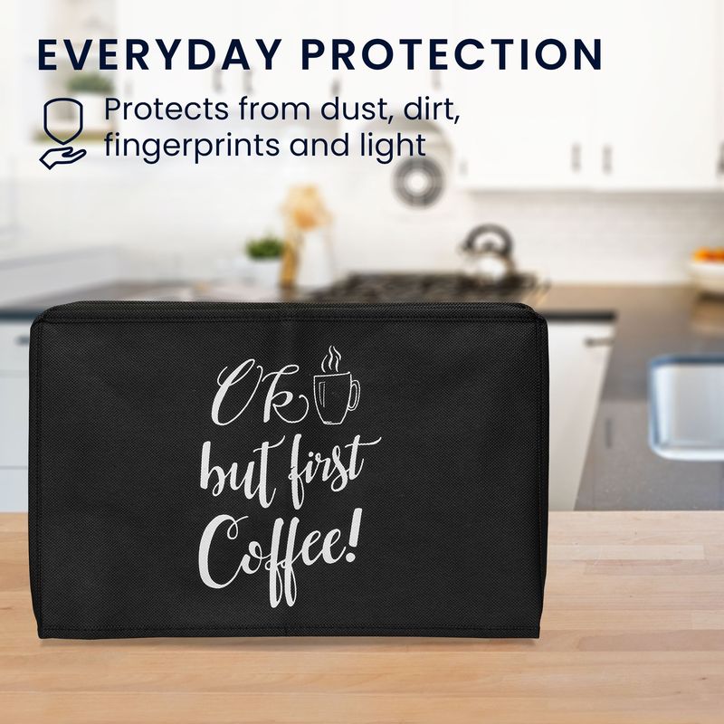 Electronice si Electrocasnice - Electrocasnice bucatarie - Accesorii electrocasnice bucatarie - Husa de protectie Kwmobile pentru Nespresso Essenza Mini, protectie la praf, textil, maro - Infinity.ro