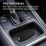 Auto si Moto - Electronice auto - Accesorii electronice auto - Carcasa pentru cheie auto Kwmobile pentru Audi A6, A7, A8, Q7, anti-alunecare, TPU, negru - Infinity.ro