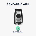 Auto si Moto - Electronice auto - Accesorii electronice auto - Carcasa pentru cheie auto Kwmobile pentru BMW, anti-alunecare, TPU, negru - Infinity.ro