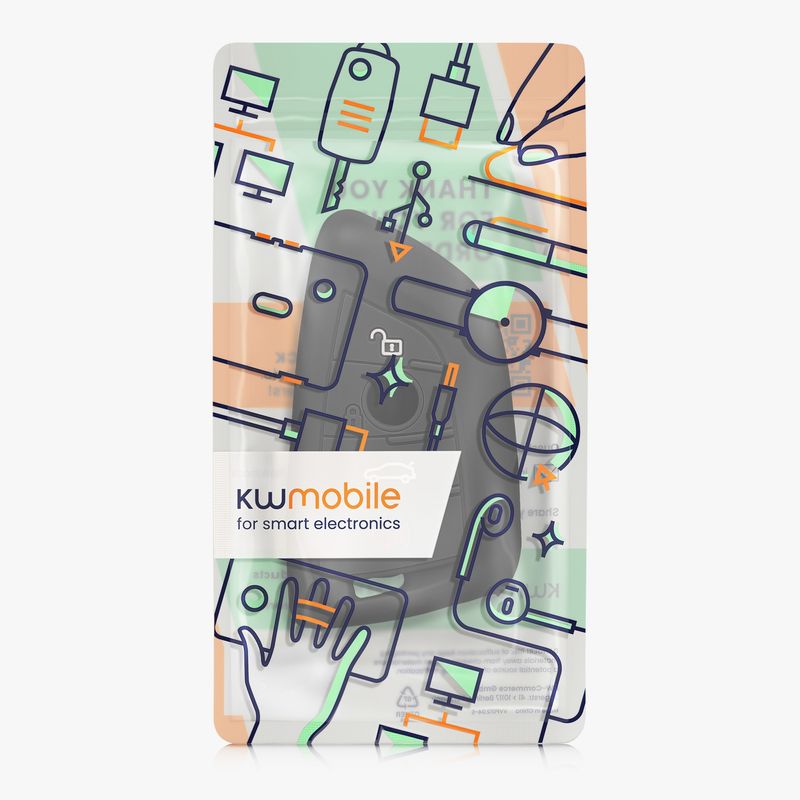 Auto si Moto - Electronice auto - Accesorii electronice auto - Husa cheie auto Kwmobile pentru BMW 1 (F21), 2 (F45, F46), 3 (G20, F30, F31), anti-alunecare, TPU, finisaj mat - Infinity.ro