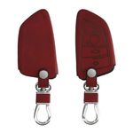 Auto si Moto - Electronice auto - Accesorii electronice auto - Husa cheie auto Kwmobile pentru BMW 1 (F21), 2 (F45, F46), 3 (G20, F30, F31), antiderapanta, piele ecologica, rosu - Infinity.ro