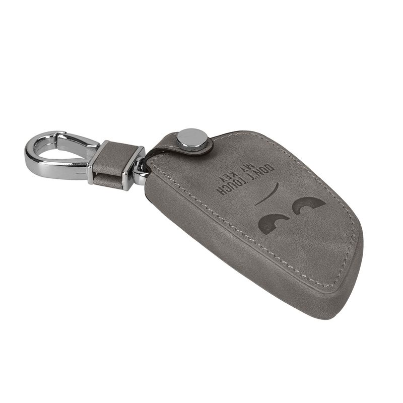 Auto si Moto - Electronice auto - Accesorii electronice auto - Husa cheie auto Kwmobile pentru BMW 1 (F21), 2 (F45, F46), 3 (G20, F30, F31), antizgarieturi, piele ecologica, gri - Infinity.ro
