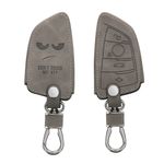 Auto si Moto - Electronice auto - Accesorii electronice auto - Husa cheie auto Kwmobile pentru BMW 1 (F21), 2 (F45, F46), 3 (G20, F30, F31), antizgarieturi, piele ecologica, gri - Infinity.ro