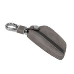 Auto si Moto - Electronice auto - Accesorii electronice auto - Husa cheie auto Kwmobile pentru BMW 1 (F21), 2 (F45, F46), 3 (G20, F30, F31), dungi racing, piele ecologica, gri - Infinity.ro