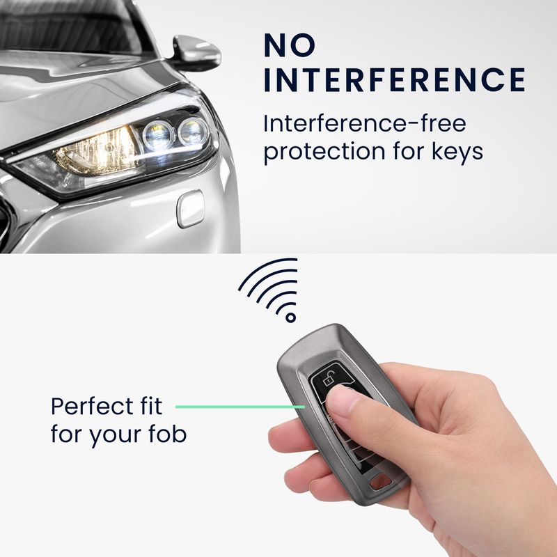 Auto si Moto - Electronice auto - Accesorii electronice auto - Husa cheie auto Kwmobile pentru BMW, anti-alunecare, protectie la zgarieturi, TPU, negru - Infinity.ro