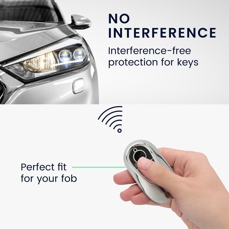 Auto si Moto - Electronice auto - Accesorii electronice auto - Husa cheie auto Kwmobile pentru Mercedes-Benz C-Class W206, GLC X254 2021-2027, CLA EQ C, TPU, argintiu - Infinity.ro