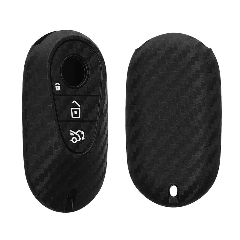 Auto si Moto - Electronice auto - Accesorii electronice auto - Husa cheie auto Kwmobile pentru Mercedes-Benz C-Class W206, GLC X254 2021-2027, CLA EQ C, TPU, negru - Infinity.ro