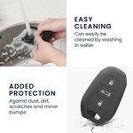 Auto si Moto - Electronice auto - Accesorii electronice auto - Husa cheie auto Kwmobile pentru Peugeot 208 e208 301 307 308 407 408 508 2008 3008 4008 5008, TPU, gri - Infinity.ro